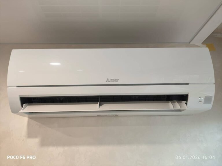 Air conditioner installation in Varna — indoor unit, project 3