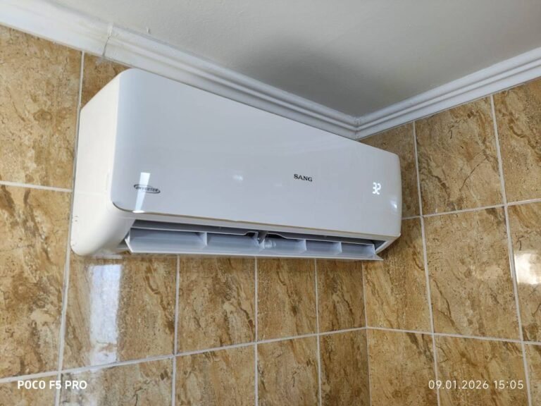 Air conditioner installation in Varna — indoor unit, project 5