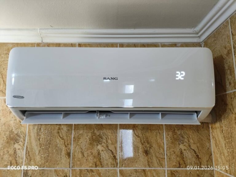 Air conditioner installation in Varna — indoor unit, project 7