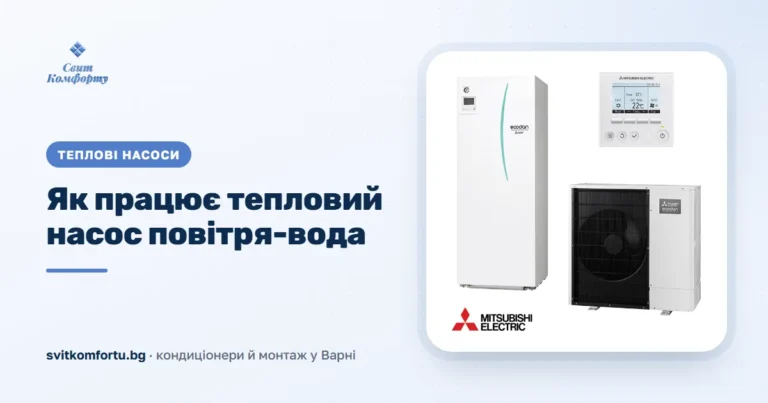Как работи термопомпа въздух-вода: принцип, SCOP и избор