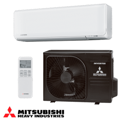Инверторен климатик Mitsubishi Heavy Industries SRK 35 ZT-WF + SRC 35 ZT-WB - бял