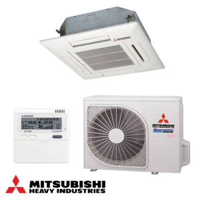 Cassette air conditioner Mitsubishi Heavy Industries FDTC25VH + SRC25ZS-W