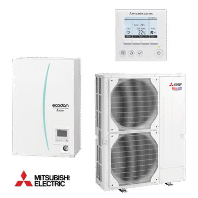 Heat pump Hydro box Mitsubishi Ecodan ERSE-MED + PUHZ-SHW230YKA - Zubadan (three-phase)