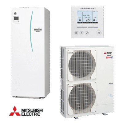 Heat pump with water tank Mitsubishi Ecodan ERST20C-VM2D + PUHZ-SW120VHA