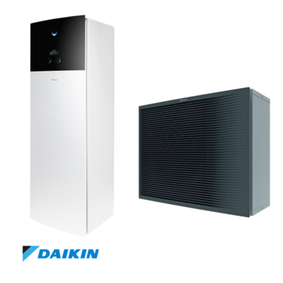 High-temperature heat pump with water tank Daikin Altherma ETVX16S18D6V + EPRA18DV3